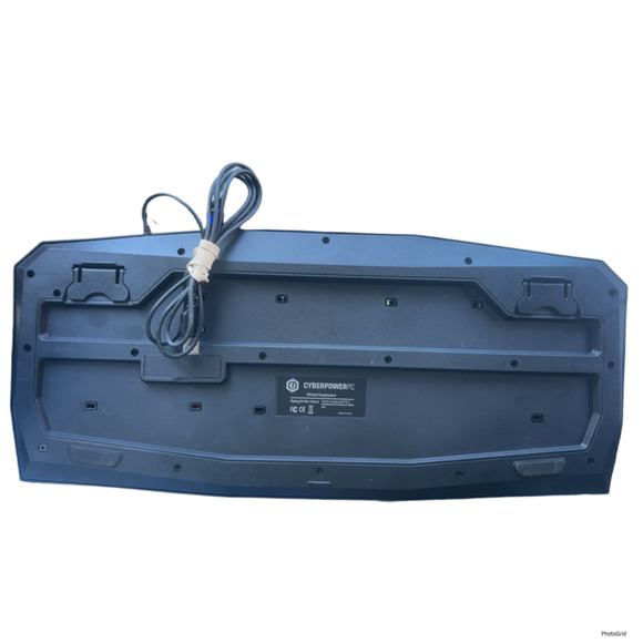 Cyberpower PC Gaming Keyboard Multimedia Control Gaming Wired USB Keyboard - Picture 2 of 2